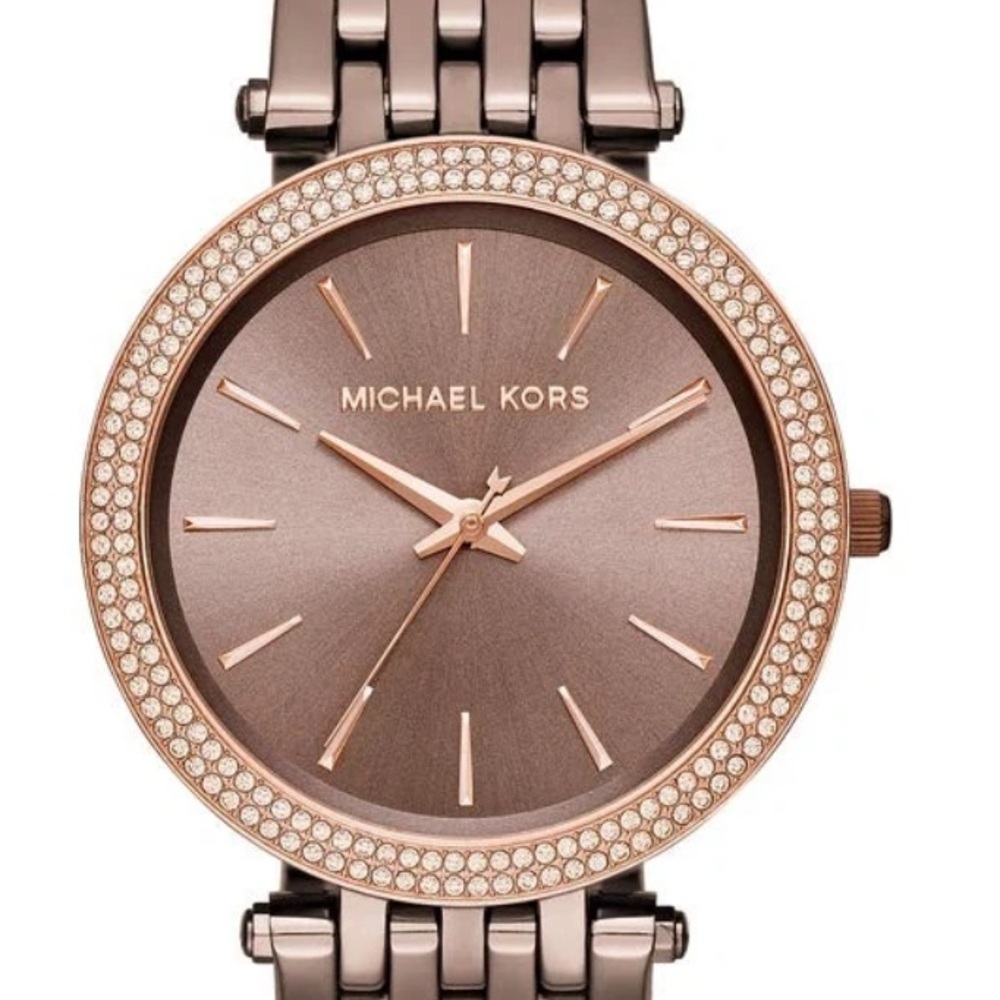 Michael Kors Metallic Rose Timepiece “Darci”